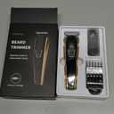 Beard Trimmer for Men, Rechargeable Men's Hair Trimmer for Mustache, Electric Razor & Body Grooming Kit for Beard, Face, Groin & Manscaping, Birthday Valentines Ideal Gift for Men