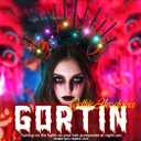 GORTIN Light up Halloween Headband Black Flower Gothic Headpiece Spider Hair Accessories for Women (Black, Free size)