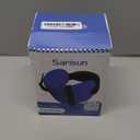 Airplane Pillow Combo with Chin Strap, Travel Pillows for Airplanes with Sleep Eye Mask, Plane Pillow for Long Flights, Car Road Trip, 360 Headrest, Stop Bobblehead, Black