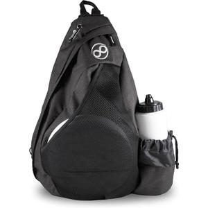 Infinite Discs Slinger Deluxe Disc Golf Backpack for Quick Disc Storage, 12 Discs in Your Bag (Charcoal Black)