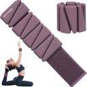 BECOJADDE Ankle Weights Set of 2 (1 lb/2 lb/3 lb Each) Adjustable Wrist Weights for Women Men Wearable Arm Leg Weight for Pilates, Running, Walking, Workout, Yoga