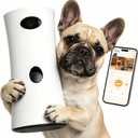 Pet Camera Treat Dispenser, 360 Pet Dog Security Cameras with Phone App, WiFi 5G/2.4G, Two Way Audio, Night Vision, Remote Treat Tossing, Motion Alert for Home Indoor Pet Cat Puppy Monitoring