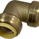 1 Piece XFITTING 1" Push Fit Elbow, Push to Connect, Certified to NSF ANSI61, for Copper, Pex, CPVC