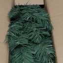 Pre-lit 2ft Small Christmas Tree, Leeheeyee Artificial mini Christmas Tree with 50 LED Lights, Battery Operated Tabletop Xmas Tree with Burlap Base for Table Desk Home Christmas Decor (Green)