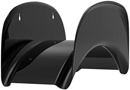 Gardzen Heavy Duty Hose Hanger Wall Mount, Hose Holder, Hook, Rack, Support for Outside, Black