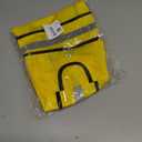 Dog Raincoat with Hood, Adjustable Dog Rain Jacket with Reflective Strip Yellow Waterproof Puppy Poncho for Small Medium Large Dogs (S)