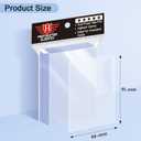 500 Counts Card Sleeves for Trading Cards, Soft Penny Card Sleeves Clear Plastic Card Protectors Fit for Baseball Card, Sports Cards, MTG Game Card Standard Cards