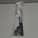 Epakh 4-Piece PVC Black Hanging File Folder Rails with 8 Clips, 1 x 0.75 x 0.75 Inches (Hooks), 15.75 x 0.59 x 0.13 Inches (Rails), Office, Home Use