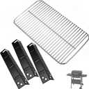 Heat Plates and Grill Grates for Walmart Expert Grill 3 Burner 720-1049 | Cooking Grates for Expert Grill Parts Replacement 720-1049 Expert Grill Heat Plates, Porcelain Steel