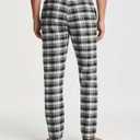 Real Essentials 3 Pack: Men's Soft Cotton Flannel Pajama Pants PJ Lounge Bottoms Elastic Waist Pockets (Big and Tall) (XXL)