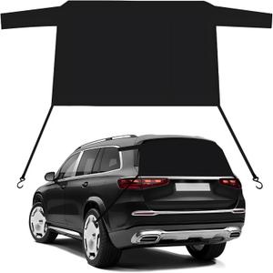 Car Windshield Snow Cover, Waterproof Anti-Theft Auto Rear Windshield Freeze Protector with Hook, Multi-Purpose Ice Snow Cover Winter Car Accessories for Frost Sun Protection