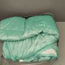 ALANSMA Reversible Weighted Blanket for All Season, Luxury Velvet, Warm and Cool, Adult 20Lb Green Weighted Blanket, Enjoy Sleeping Anywhere(Light Green,60"x80" 20lbs)