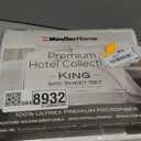 Mueller Ultratemp King Size Sheets Set, Super Soft 1800, 6 Piece, Deep Pocket up to 16" Bed Sheets, Transfers Heat, Breathes Better, Hypoallergenic, Wrinkle, White