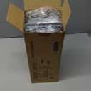 Veken Shower Caddy 6-Pack, Advanced Rustproof Design, No Drilling Adhesive Shelves, Rack with Soap Holder, Large Capacity Bathroom Organizers and Storage, Wall-Mounted Kitchen & Home Decor (Black)