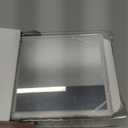 FUNTOUCH Large Makeup Vanity Mirror with Lights, Rechargeable Lighted Desk Makeup Mirror with 96 LED Lights and 10x Magnifying Mirror, 3 Color Lighting, Light up Make up Mirror with Phone Holder (11"lx7.8"w-white-l)