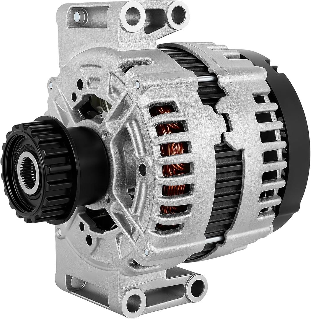 SCITOO Alternator Fits for Volvo XC60 10-16, XC90 07-14, S60 11-16, S80 07-15, V60 15-16, V70 08-10 - 12V 180Amp CCW w/Decoupler Pulley, 11346 AL0870X 6G9N-10300-MA A-6562 0-121-715-009