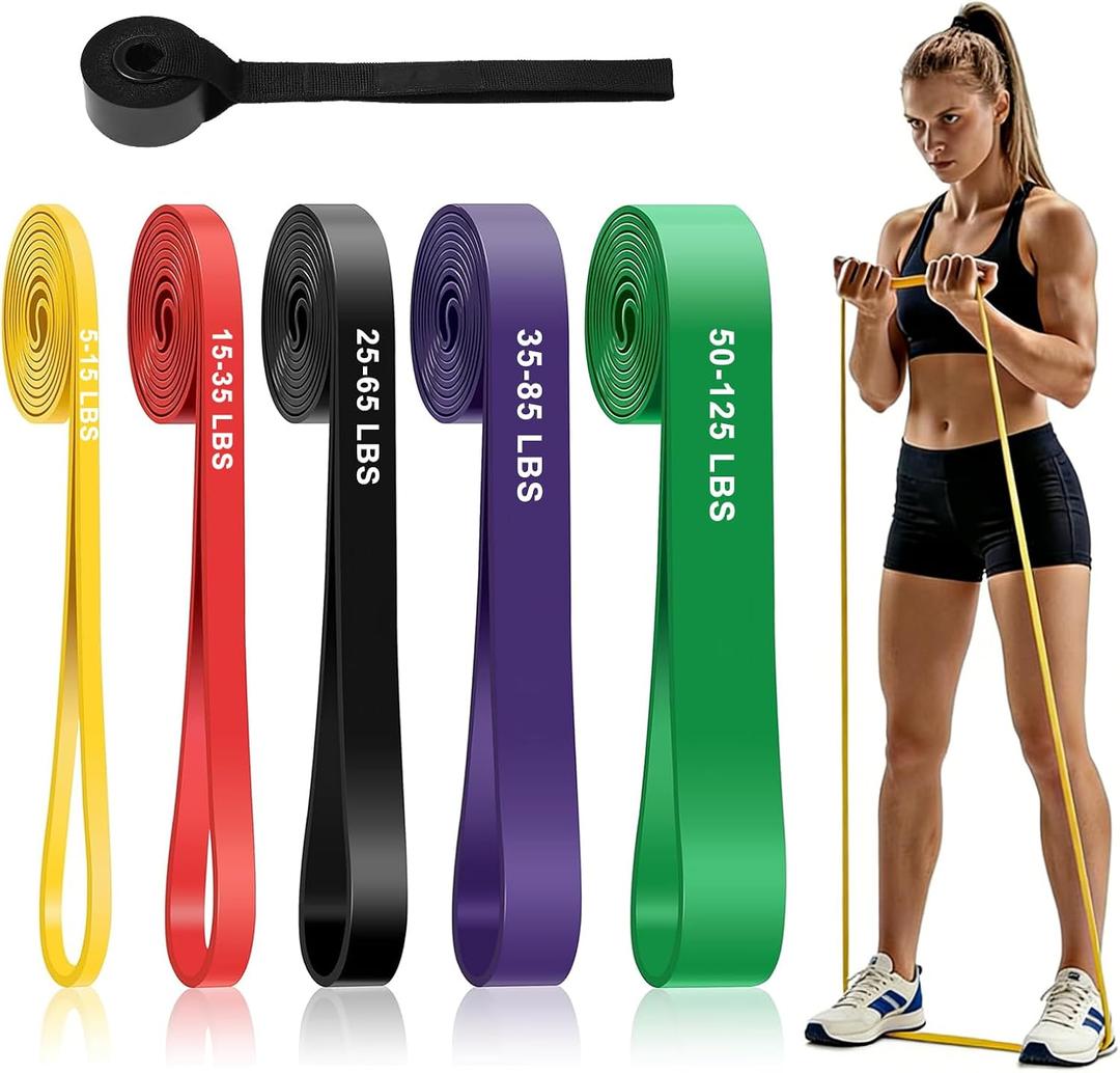 TB3C Pull Up Bands, Resistance Bands Set, Pull-Up Assistance Bands Set for Men & Women, Exercise Workout Bands for Working Out, Body Stretching, Physical Therapy, Muscle Training