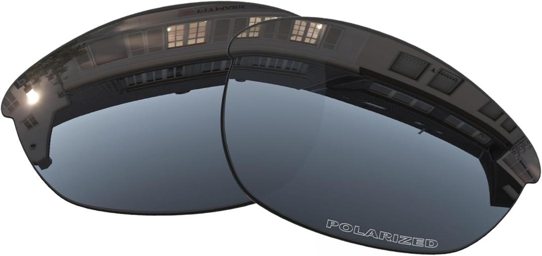 OOWLIT Replacement Lenses Compatible with Oakley Half Jacket 2.0 OO9144 62mm Sunglass Titanium Elite Polarized