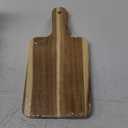 ZeQi Acacia Wood Cutting Board with Handle 13.7''X7'' / Charcuterie Board/Serving Board/Cheese, Bread, Vegetables & Fruits Serving Board (Rectangular)