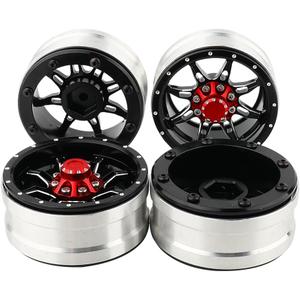 1.9 inch Metal Beadlock Wheel Rims Hubs for Axial SCX10 I II III 90046 SCX10 PRO Capra TRX4 RC4WD D90 1/10 RC Rock Crawler Upgrade Part