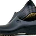 Sticky Nursing Shoes Women - Chefs - Kitchen - Nurses - Clogs for Work - Waterproof Non Slip (9, Black)