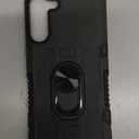 EUAGVQY Case for Samsung S22 Plus Galaxy S22 Plus Magnetic 360° Rotating Kickstand Phone Case Shockproof Anti-Fingerprint Protective Phone Cover for Samsung Galaxy S22 Plus,Black