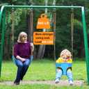 BeneLabel 600 LB Weight Capacity Full Bucket Toddler Swing Seat with Adjustable Height Rope from 4.2 to 6.7 FT High Back Bucket Seat Swing for Toddler - Cute Elephant Shape Design