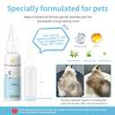 Pet Steam Brush for Dog & Cat  3-in-1 Spray Hair Removal Comb  Steam for Shedding & Grooming  Water Brush for Long & Short Haired Pets  Spritz Defur Comb  Includes Waterless Shampoo and Eye Wipes (7.7in - Brush with 2 Shampoos)