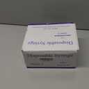 1ml Luer Slip Syringes with 25 1 Inch Needle&Cap for Liquids - Disposable Individually Wrapped, Pack of 100