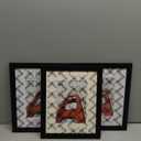 Wiscet 8x10 Picture Frame Set of 3, Display Pictures 5x7 with Mat or 8 x 10 Without Mat, Photo Frame for Wall Mounting or Tabletop Display, Black