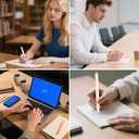 Bulk Pens -50-Pack Black Ink Pens - 1.0mm Medium Nib, Smooth Writing Non-Bleeding Ballpoint Pens, Retractable Click Pens (Black Ink)