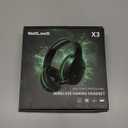 WolfLawS Wireless Gaming Headset for Xbox Series X|S, Xbox One, PS5, PC, Mac, Switch  Bluetooth Headphones with Noise Cancelling Mic, 60H Playtime, Low Latency, Lightweight for Gamers (Black and Green)