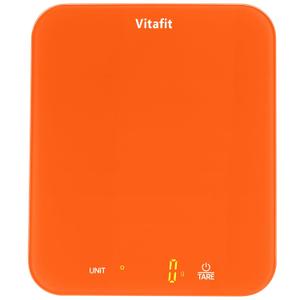 Vitafit 33lb/15kg Digital Food Scale in High Precision 0.1oz/1g, Our Own Kitchen Scale Professional Factory Since 2001, Kitchen Essentials for Cooking & Baking, LED, 3*AAA Battery, Refreshing Orange