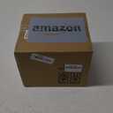 Blue Ceramic Vase with 2 Handles - Modern Farmhouse Rustic Terracotta Decorative Clay Boho Vase for Pampas Grass and Home Decor