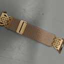 Braided Stretchy Band for Apple Watch Bands for Women 38mm 40mm 41mm 42mm | Celtic Love Knot Metal Connector,Magnetic Clasp,Soft Elastic Nylon Straps for iWatch Series 11/10/9/8/7/6/5/4/3/2/1/SE/Ultra