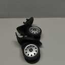 2PCS Suitcase Universal Whee, Silent Row Replacement Luggage Caster with Large Multi Holes, Suitcase Wheel Set for Repair and Replacement