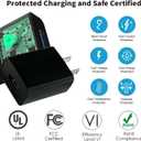 2 x Tonton 5W Charger Replacement Compatible with DINJOO TC-03 Dog Bark Collar and TC03Pro Shock Collar, Fast Charger Power Adapter with USB Magnetic Charging Cable for DINJOO TC03 Dog Training Collar