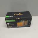 CNGLASS 10oz Glass Coffee Mugs,Double Wall Insulated Glass Mugs with Handle,Clear Espresso Mug for Latte,Cappuccino,Tea Bag,Set of 1