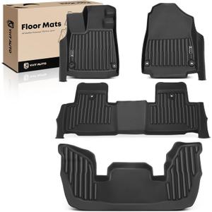 YHTAUTO Automotive Floor Mats for Acura MDX 2022-2026
TPE All Weather Car Mats, Anti-Slip & Custom Fit Floor Liners | 1st & 2nd Row & 3 Rows, Black, Set of 4