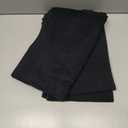 Homaxy Premium Kitchen Towels (18"x 28", 3 Pack), Large 100% Cotton Kitchen Hand Towels, Ultra Absorbent Ribbed Terry Tea Towels Set with Hanging Loop, Black