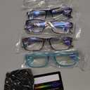 Gaoye Professional Reading Glasses for All Day - Computer Readers with Blue Light Protection - Value Pack (A1-5 Pack Mix Color)