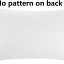 Holibeat Fluffy Dot Christmas Pillow Covers Xmas Decorative Throw Pillowcases (Beige, 20" x 12" (Pack of 2))