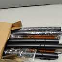 Wind Chimes for Outside Deep Tone, 60 inch 5 Heavy Duty Tubes Aluminium Metal Extra Large Wind Chimes Outdoor, Decoration for Garden, Patio, Yard, Gift for Mother's Day, Birthday (Black)