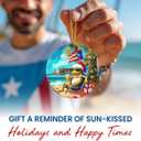 2 x Puerto Rico Ornaments 2026 - Elegant Puerto Rico Gifts for Men Women Mom Dad, Cute Ceramic Ornaments for Tree Decor, Unique for Friends, Funny Gifts for Puerto Ricans