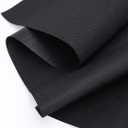 Black Carpet Aisle Runner for Wedding, 2 x 15 ft, Non-Woven Polyester Fabric, Black Runway Rug for Awards Night Theme, Proms, Parties and Events