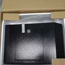 Through The Door Mail Drop Box - 1.2mm Steel Payment Dropbox - Door Mount Theft Proof Mailbox - Locking Deposit Drop Box for Night Key, Deposit, Cash, and Rent (Black)