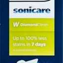 Philips Sonicare Genuine W DiamondClean Replacement Toothbrush Heads, 2 Brush Heads, White, HX6062/65 2 Count (Pack of 1)