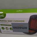 Heated Seat Covers with Fast Heat, Universal Seat Warmer for Home Office and More Use, Comfortable Full Back and Seat Cushion with 3 Heating Levels, Winter Christmas Gift - Black