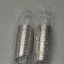 Gravity Electric Pepper and Salt Grinder Set, Adjustable Coarseness, Automatic Shakers Mill Grinder with LED Light, Battery Powered, Upgraded Larger Capacity, One Hand Operated (Sliver 2 Pack)