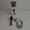 Filtered Shower Head with Handheld - High Pressure 3 Spray Modes Showerhead with Filters, 12 Replaceable Water Softener Filters for Hard Water | Ion Drops Shower Head with 75" Anti-Burst Hose (Gray)